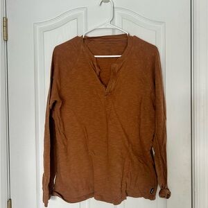 Men’s Brown Long Sleeve Top